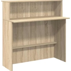 Receptiebalie 100x50x103,5 cm Bewerkt Hout>vidaXL Clearance