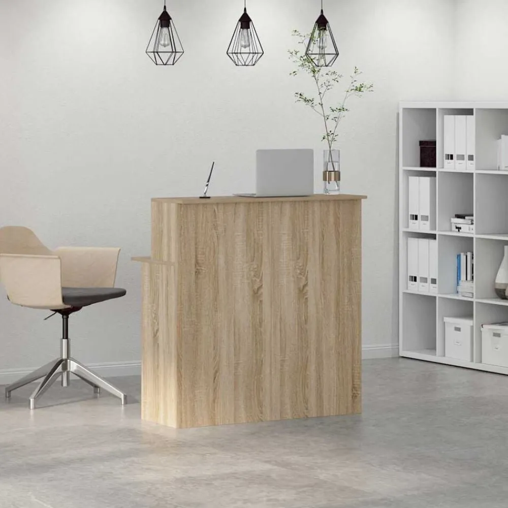 Receptiebalie 100x50x103,5 cm Bewerkt Hout>vidaXL Clearance