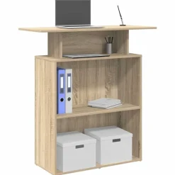 Receptiebalie 100x40x104 cm Bewerkt Hout>vidaXL Discount