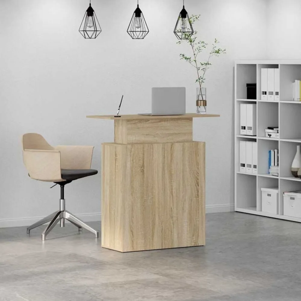 Receptiebalie 100x40x104 cm Bewerkt Hout>vidaXL Discount