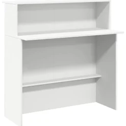 Receptiebalie 100x50x103,5 cm bewerkt hout>vidaXL New