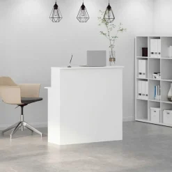 Receptiebalie 100x50x103,5 cm bewerkt hout><noscript><img width=
