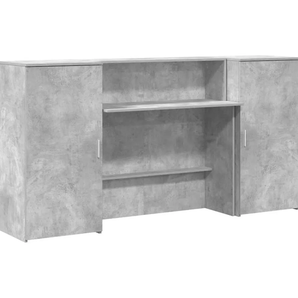 Receptiebalie 200x50x103,5 cm bewerkt hout>vidaXL Online