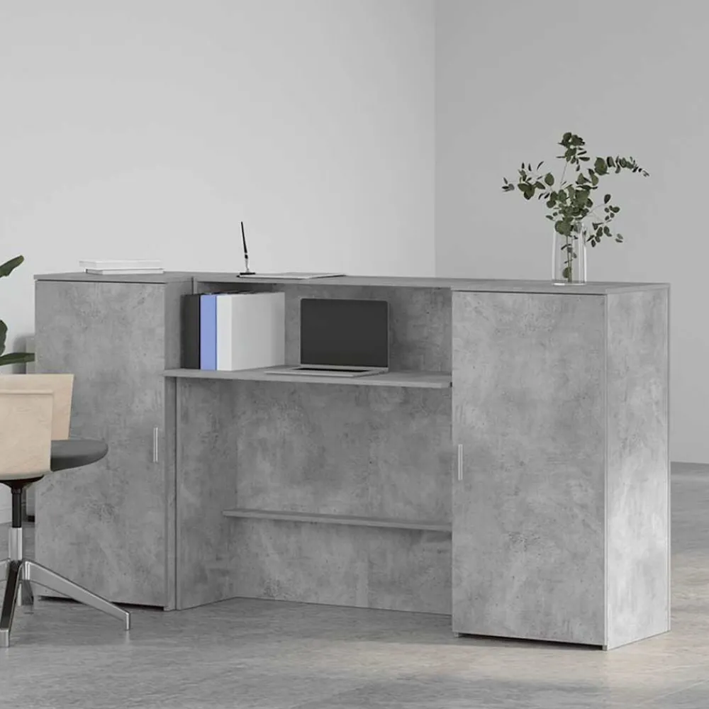 Receptiebalie 200x50x103,5 cm bewerkt hout>vidaXL Online