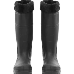 Regenlaarzen met verwijderbare sokken maat 38 PVC zwart><noscript><img width=