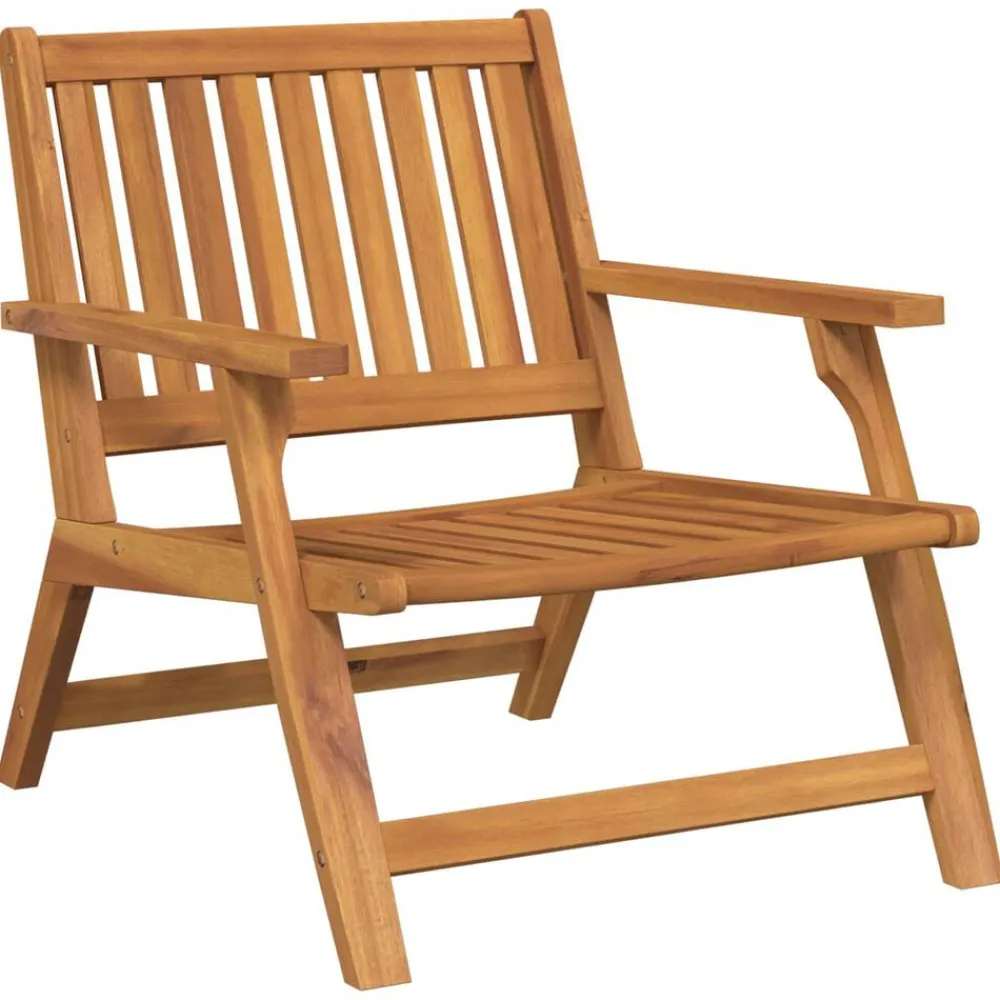 Tuinmeubelen*vidaXL Relaxbank 2 pcs Bruin Massief Acaciahout