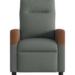 Relaxfauteuil Donkergrijze Stof><noscript><img width=