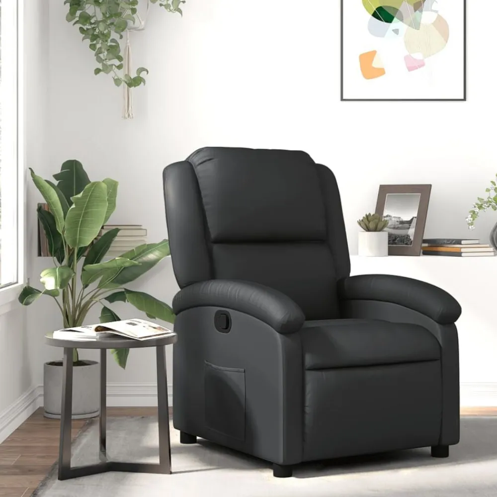 Relaxfauteuil Echt Leer>vidaXL