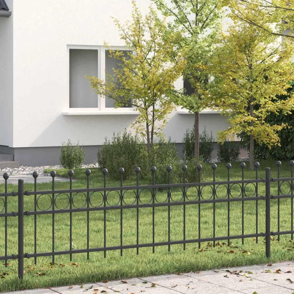 Tuinafscheidingen*vidaXL Ringhek Tilburg Zwart
