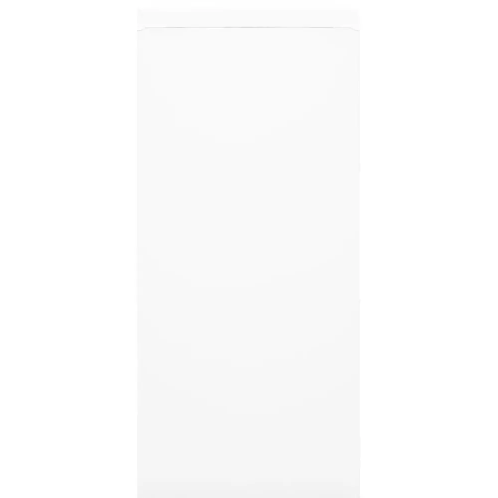 Kasten & Opbergmeubelen*vidaXL Roldeurkast 90x40x90 cm staal Wit