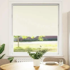 Woon- & Tuinaccessoires*vidaXL Rolgordijn verduisterend 105x150 cm stofbreedte 100,7 cm Gebroken wit