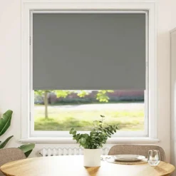 Woon- & Tuinaccessoires*vidaXL Rolgordijn verduisterend 115x130 cm stofbreedte 110,7 cm Grijs