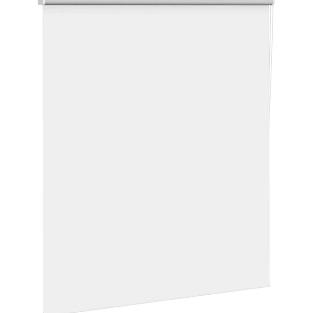 Woon- & Tuinaccessoires*vidaXL Rolgordijn verduisterend 130x175 cm stofbreedte 126,6 cm Wit