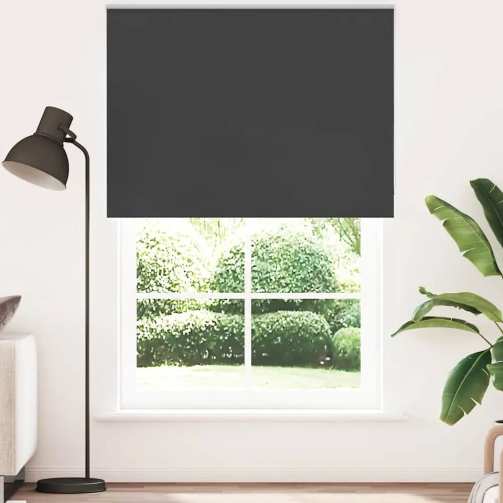 Woon- & Tuinaccessoires*vidaXL Rolgordijn verduisterend 155x230 cm stofbreedte 151,6 cm Zwart