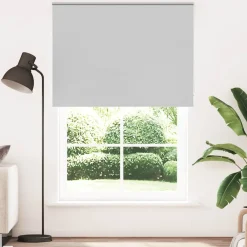 Woon- & Tuinaccessoires*vidaXL Rolgordijn verduisterend 145x210 cm stofbreedte 141,6 cm Lichtgrijs