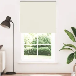 Woon- & Tuinaccessoires*vidaXL Rolgordijn verduisterend 135x230 cm stofbreedte 131,6 cm Gebroken wit