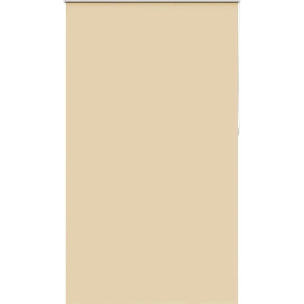 Woon- & Tuinaccessoires*vidaXL Rolgordijn verduisterend 135x210 cm stofbreedte 131,6 cm Beige