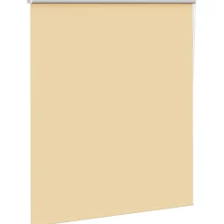 Woon- & Tuinaccessoires*vidaXL Rolgordijn verduisterend 140x130 cm stofbreedte 136,6 cm Beige
