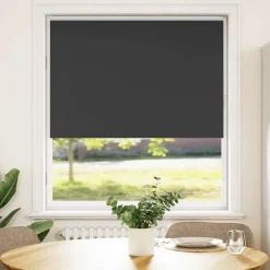 Woon- & Tuinaccessoires*vidaXL Rolgordijn verduisterend 115x175 cm stofbreedte 110,7 cm Zwart