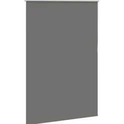 Woon- & Tuinaccessoires*vidaXL Rolgordijn verduisterend 110x130 cm stofbreedte 105,7 cm Grijs