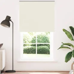 Woon- & Tuinaccessoires*vidaXL Rolgordijn verduisterend 135x210 cm stofbreedte 131,6 cm Gebroken wit