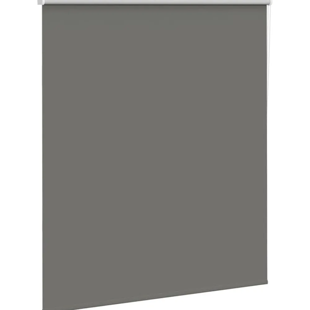 Woon- & Tuinaccessoires*vidaXL Rolgordijn verduisterend 140x175 cm stofbreedte 136,6 cm Grijs