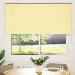 Woon- & Tuinaccessoires*vidaXL Rolgordijn verduisterend 155x130 cm stofbreedte 151,6 cm Geel