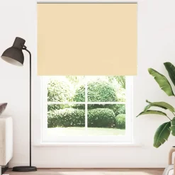 Woon- & Tuinaccessoires*vidaXL Rolgordijn verduisterend 155x210 cm stofbreedte 151,6 cm Beige