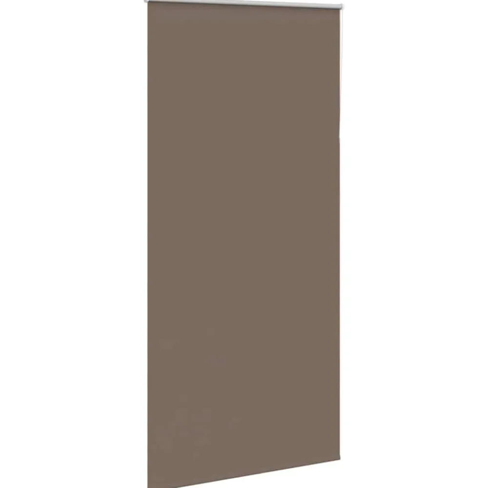 Woon- & Tuinaccessoires*vidaXL Rolgordijn verduisterend koffie 110x230 cm stofbreedte 105,7 cm Koffiebruin