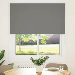 Woon- & Tuinaccessoires*vidaXL Rolgordijn verduisterend 140x150 cm stofbreedte 136,6 cm Grijs