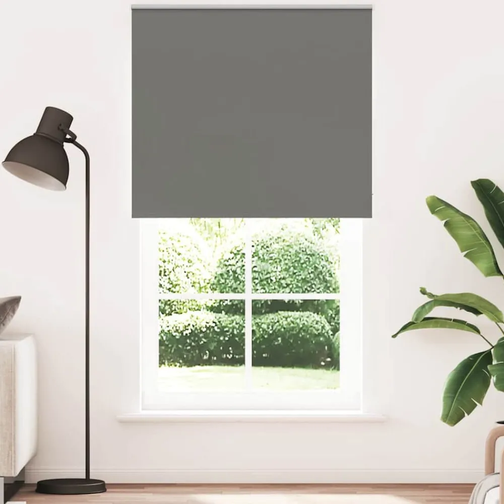 Woon- & Tuinaccessoires*vidaXL Rolgordijn verduisterend 140x230 cm stofbreedte 136,6 cm Grijs