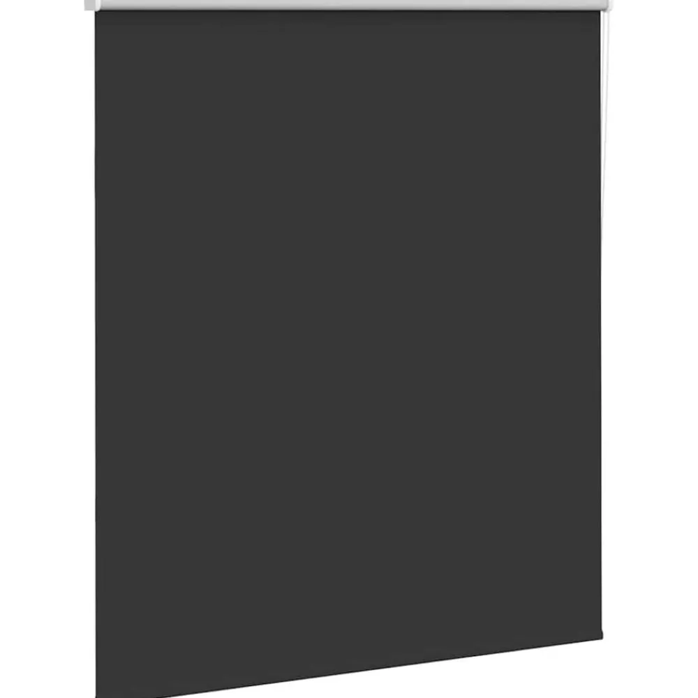 Woon- & Tuinaccessoires*vidaXL Rolgordijn verduisterend 140x175 cm stofbreedte 136,6 cm Zwart