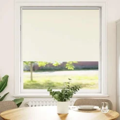 Woon- & Tuinaccessoires*vidaXL Rolgordijn verduisterend 105x130 cm stofbreedte 100,7 cm Gebroken wit