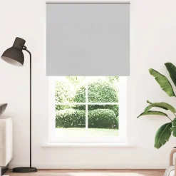 Woon- & Tuinaccessoires*vidaXL Rolgordijn verduisterend 120x230 cm stofbreedte 116,6 cm Lichtgrijs