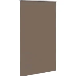 Woon- & Tuinaccessoires*vidaXL Rolgordijn verduisterend koffie 130x230 cm stofbreedte 126,6 cm Koffiebruin