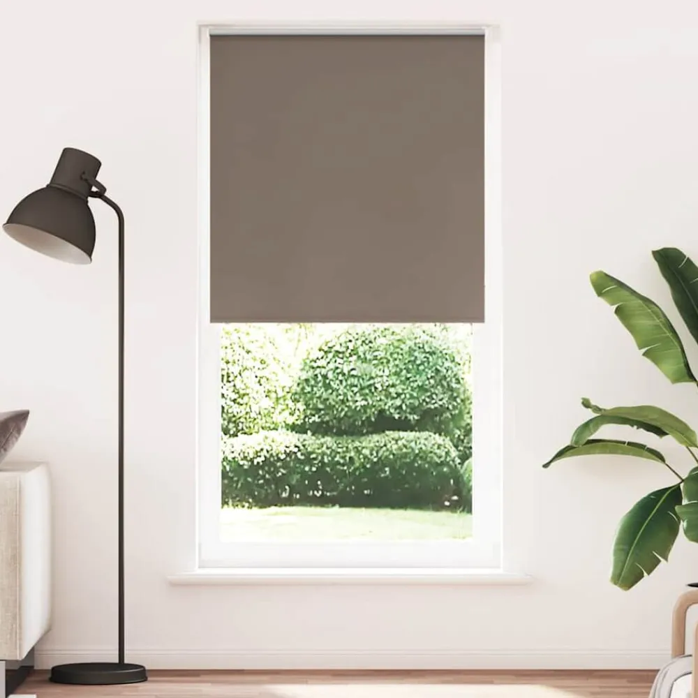 Woon- & Tuinaccessoires*vidaXL Rolgordijn verduisterend koffie 105x230 cm stofbreedte 100,7 cm Koffiebruin