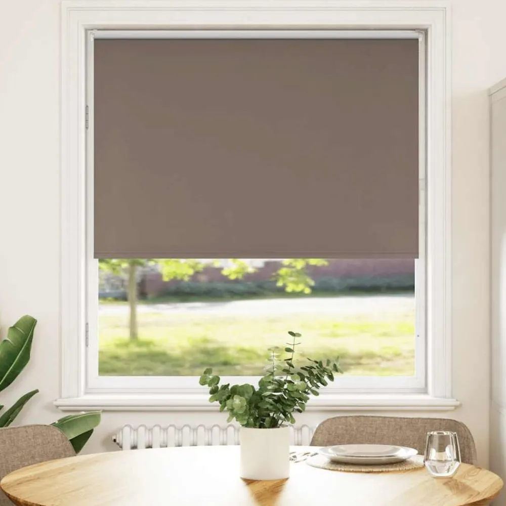 Rolgordijn verduisterend koffie 105x130 cm stofbreedte 100,7 cm>vidaXL Hot