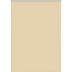 Woon- & Tuinaccessoires*vidaXL Rolgordijn verduisterend 105x130 cm stofbreedte 100,7 cm Beige