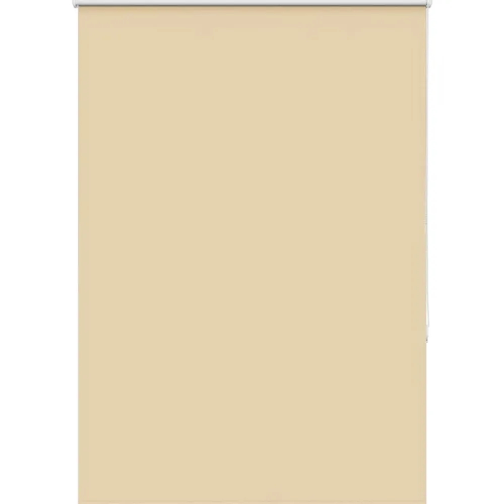 Woon- & Tuinaccessoires*vidaXL Rolgordijn verduisterend 105x130 cm stofbreedte 100,7 cm Beige