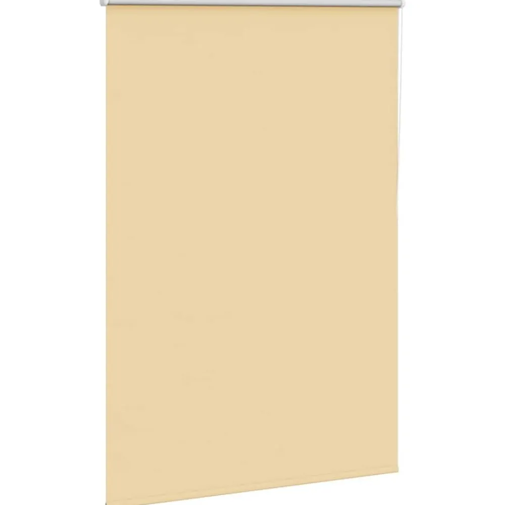 Woon- & Tuinaccessoires*vidaXL Rolgordijn verduisterend 105x130 cm stofbreedte 100,7 cm Beige
