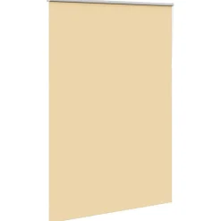 Woon- & Tuinaccessoires*vidaXL Rolgordijn verduisterend 150x210 cm stofbreedte 146,6 cm Beige