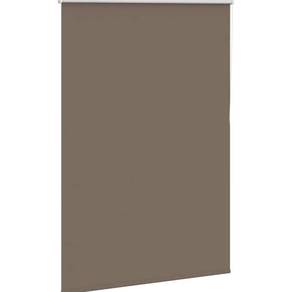 Woon- & Tuinaccessoires*vidaXL Rolgordijn verduisterend koffie 110x175 cm stofbreedte 105,7 cm Koffiebruin