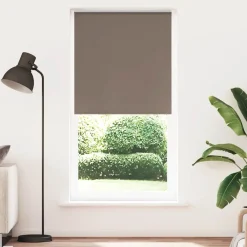 Woon- & Tuinaccessoires*vidaXL Rolgordijn verduisterend koffie 115x230 cm stofbreedte 110,7 cm Koffiebruin