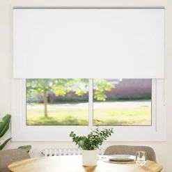 Woon- & Tuinaccessoires*vidaXL Rolgordijn verduisterend 155x130 cm stofbreedte 151,6 cm Wit