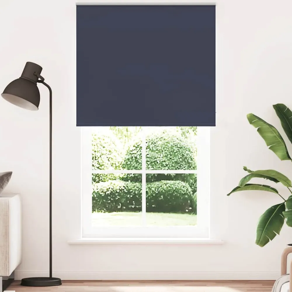 Woon- & Tuinaccessoires*vidaXL Rolgordijn verduisterend 130x210 cm stofbreedte 126,6 cm blauw Zeeblauw