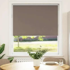 Woon- & Tuinaccessoires*vidaXL Rolgordijn verduisterend koffie 115x130 cm stofbreedte 110,7 cm Koffiebruin