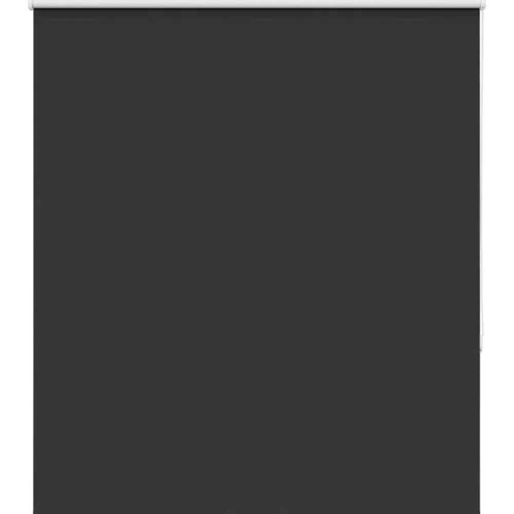 Woon- & Tuinaccessoires*vidaXL Rolgordijn verduisterend 125x130 cm stofbreedte 121,6 cm Zwart