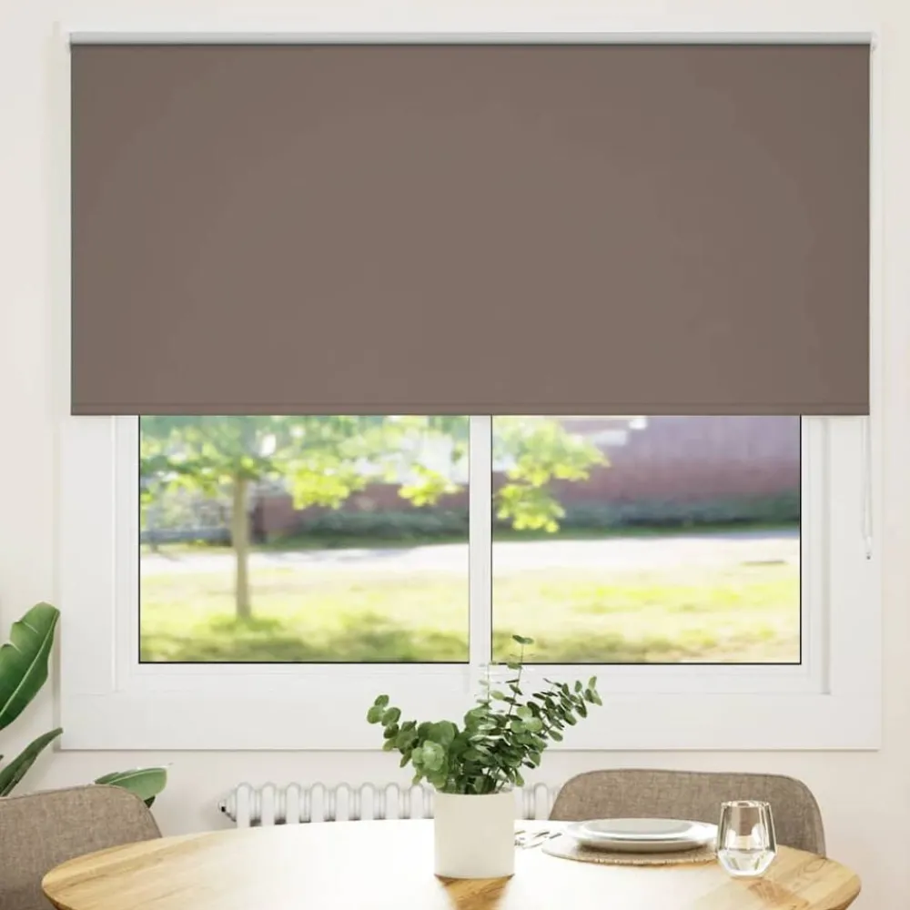 Rolgordijn verduisterend koffie 160x150 cm stofbreedte 156,6 cm>vidaXL Sale