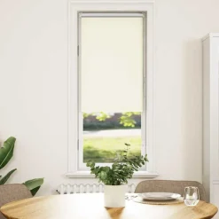 Woon- & Tuinaccessoires*vidaXL Rolgordijn verduisterend 40x130 cm stofbreedte Gebroken wit