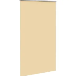 Woon- & Tuinaccessoires*vidaXL Rolgordijn verduisterend 130x230 cm stofbreedte 126,6 cm Beige